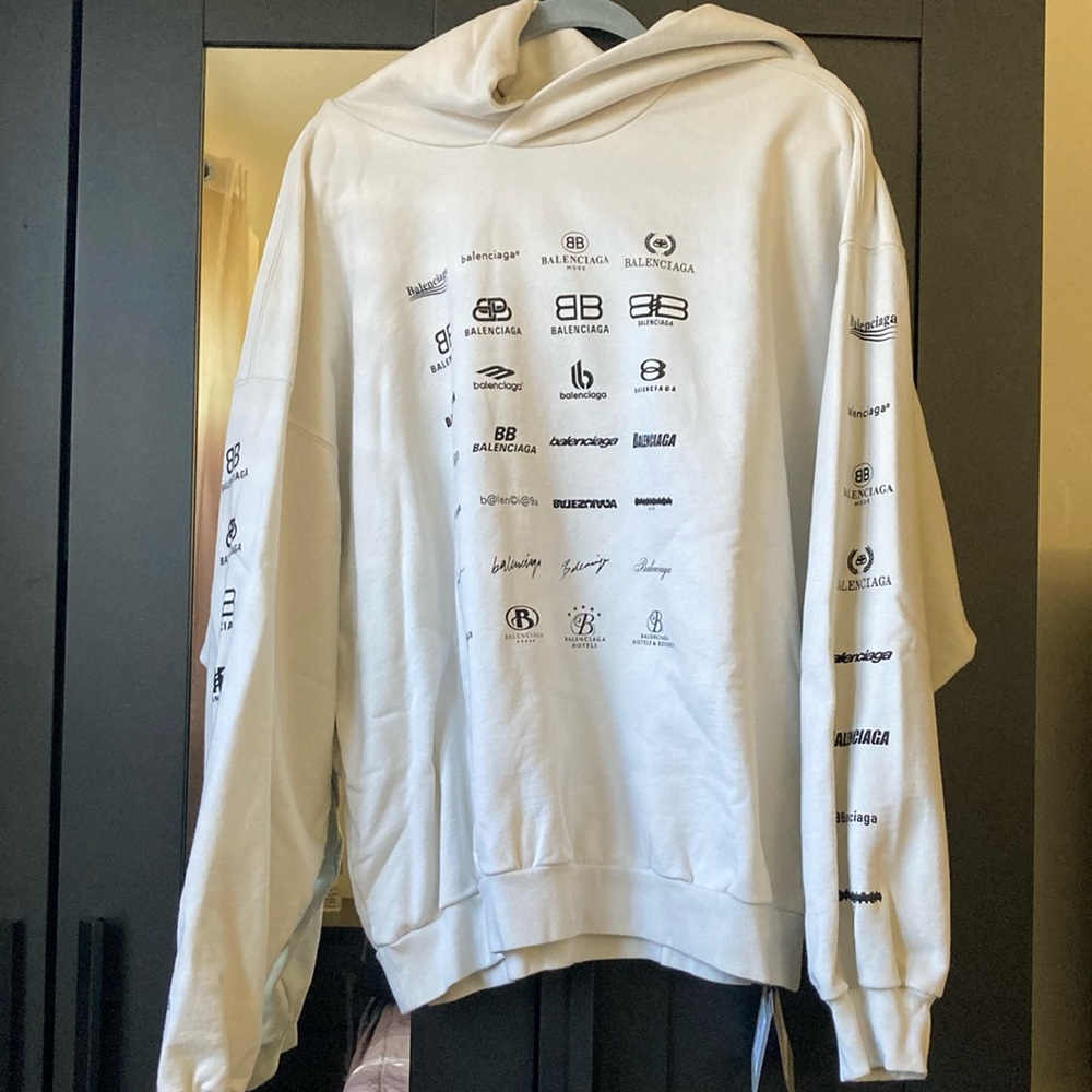 $ALE - Balenciaga Logos Hoodie